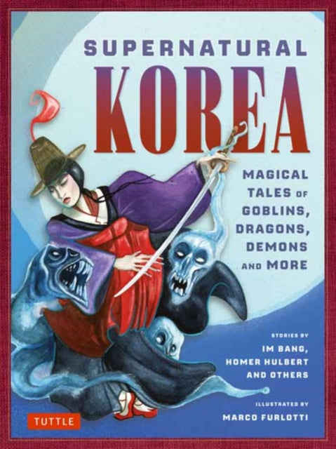 Supernatural Korea book cover with a woman fighting demons.