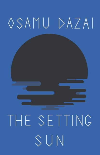 The Setting Sun book cover with a dark circle over blue water.