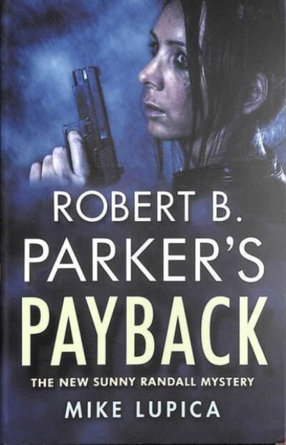 Robert B. Parker's Payback book cover featuring a woman holding a gun.