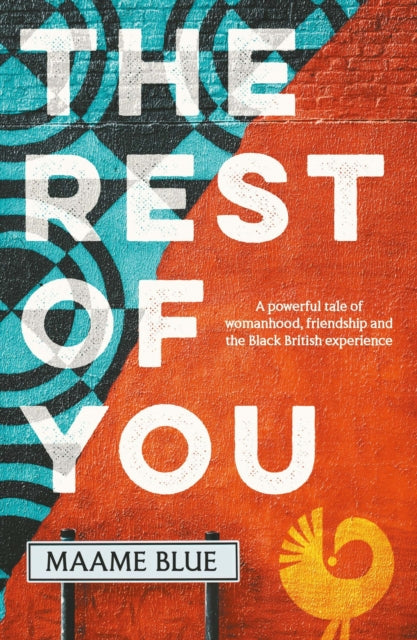The Rest of You book cover with bold white text on a colorful background.