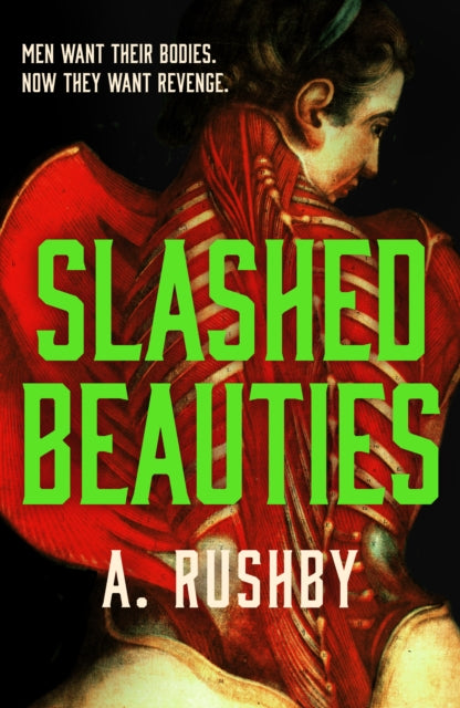 Book cover for Slashed Beauties by A. Rushby.
