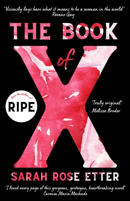 The Book of X by Sarah Rose Etter book cover.