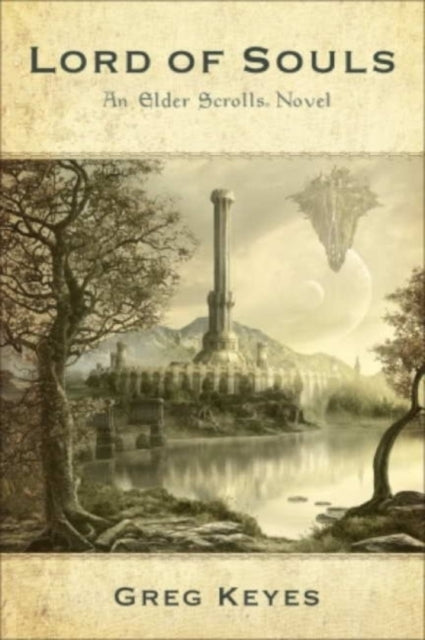 The Elder Scrolls Novel book cover featuring a fantasy city and floating island.