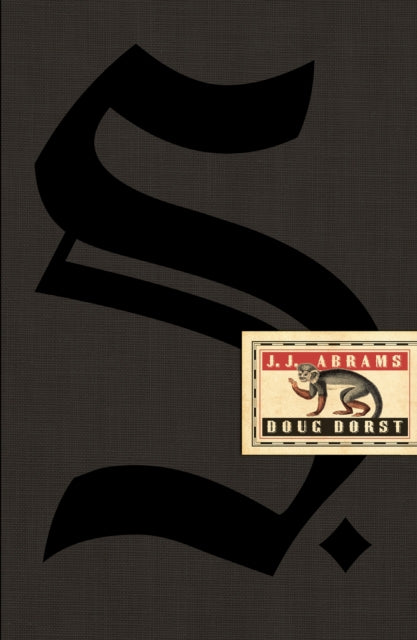 A book cover with a large black S and a label featuring a monkey and author names.