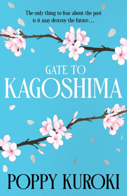 Gate to Kagoshima book cover with cherry blossoms and text.