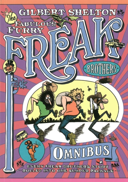 The Freak Brothers Omnibus comic book cover featuring three characters and the title.