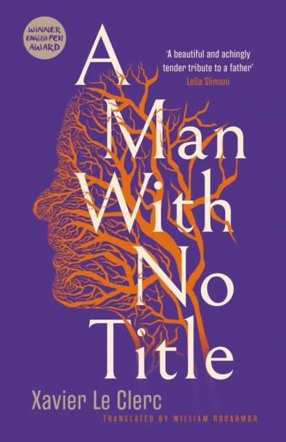 A Man With No Title book cover with a profile of a man made of tree branches.