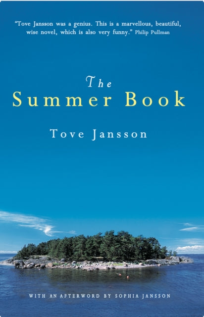 The Summer Book novel cover with an island and blue sky.
