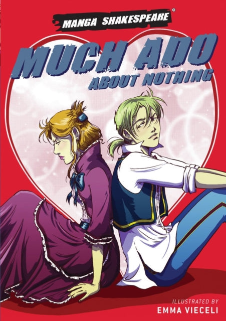Manga Shakespeare Much Ado About Nothing cover art with two characters.