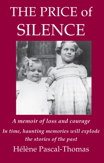 Book cover for "The Price of Silence" featuring two young girls.