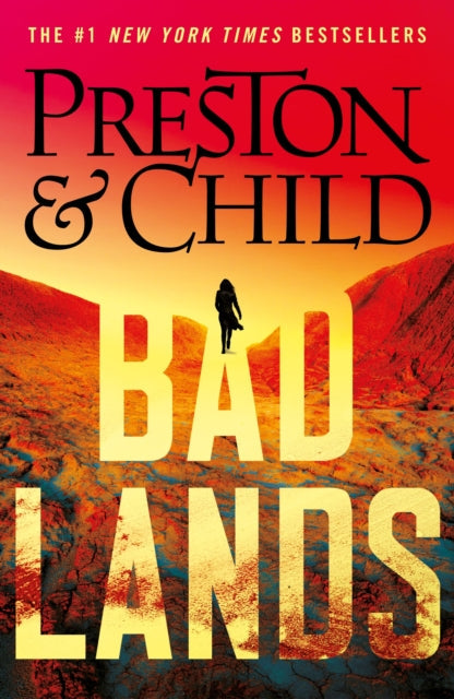 Book cover for Badlands by Preston & Child featuring a desert landscape.