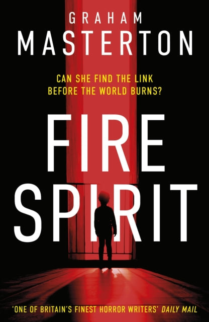 Fire Spirit book cover with a child silhouetted against a red light.