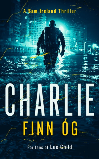 Charlie Finn Óg book cover with a man walking through water.