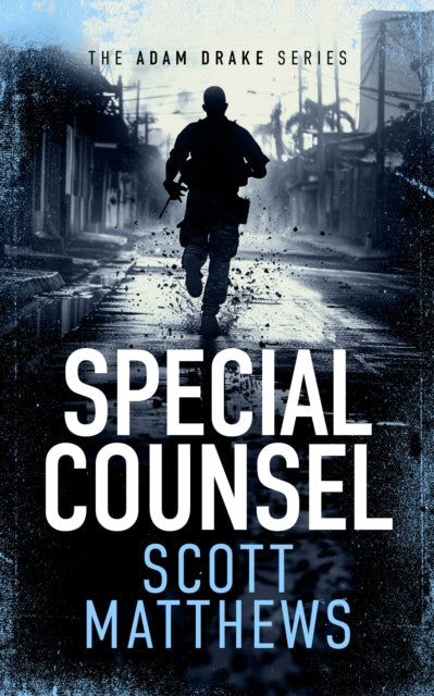 Book cover for Special Counsel by Scott Matthews, featuring a silhouette of a man running.
