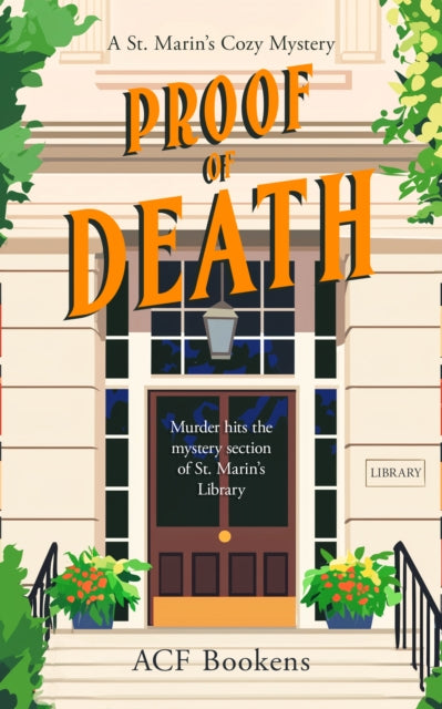 Book cover for Proof Of Death, a cozy mystery.