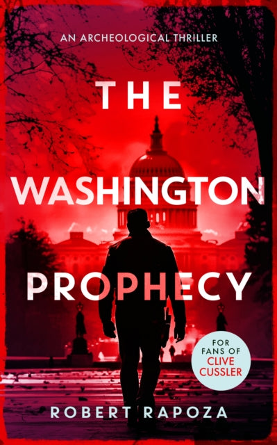 The Washington Prophecy book cover features the Capitol building and a silhouetted figure.