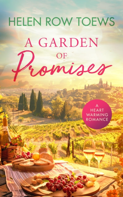 A Garden of Promises book cover with a vineyard and picnic.