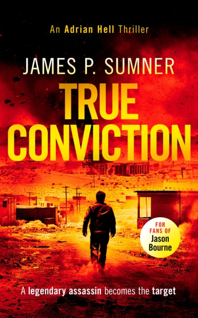 True Conviction book cover with a man walking away in a desert landscape.