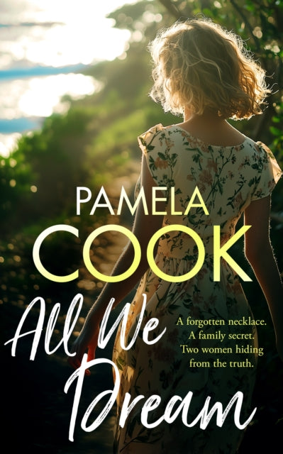 Book cover for "All We Dream" by Pamela Cook featuring a woman from behind.