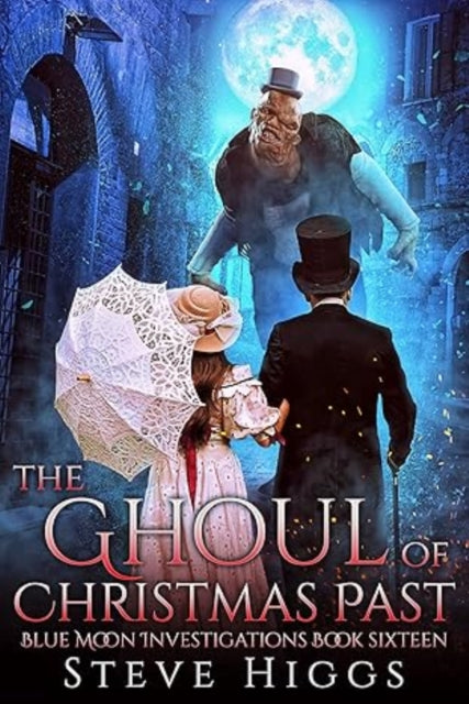 Book cover for "The Ghoul of Christmas Past" featuring a ghoul and two figures.