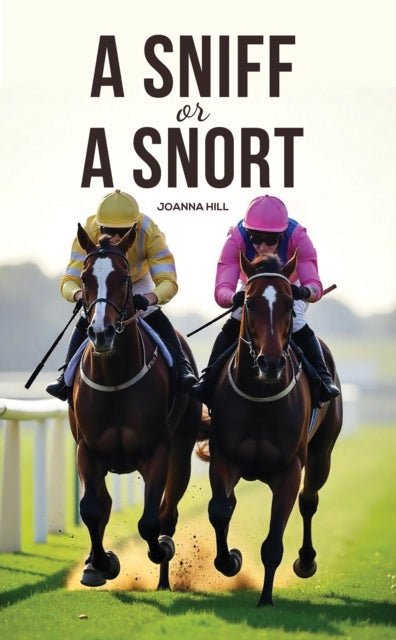 A book cover featuring two jockeys on horses racing.