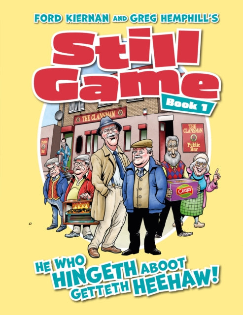 Still Game Book 1 cover art featuring cartoon characters and the title.