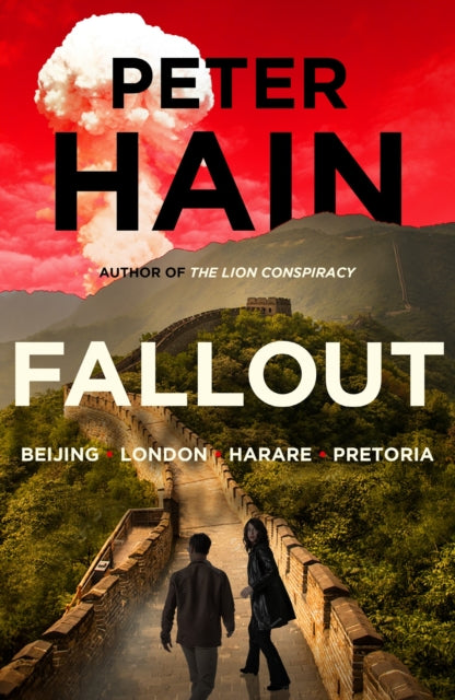 Fallout book cover with an explosion over the Great Wall of China.