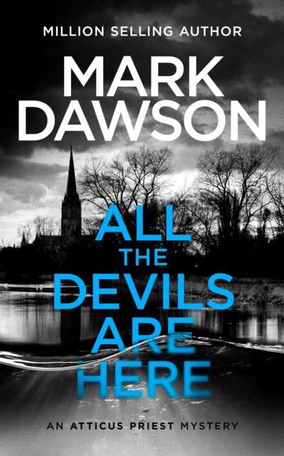 All The Devils Are Here book cover with a church and trees.