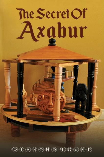 The Secret of Axabur book cover featuring a wooden sculpture.