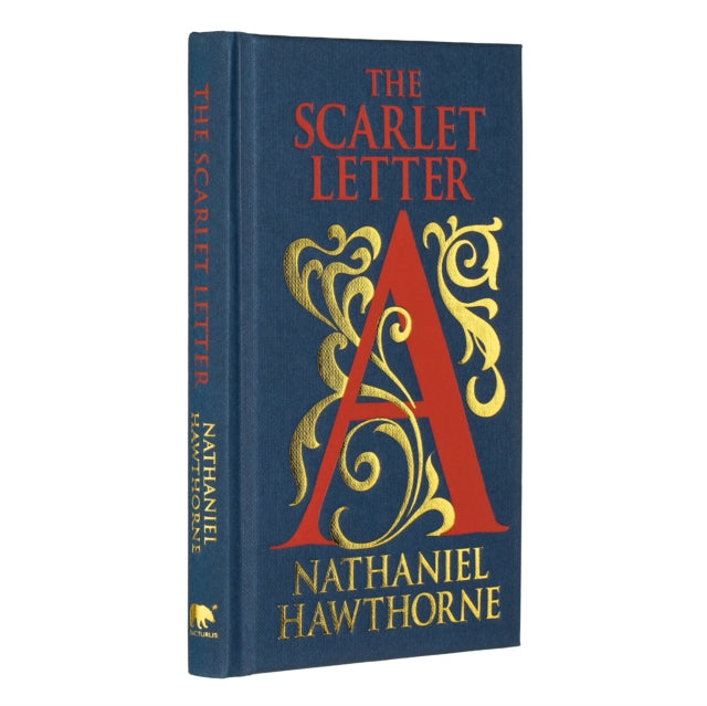 The Scarlet Letter Gilded Pocket Edition book with a red A and gold accents.