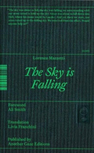 The Sky is Falling book cover with green text on a dark background.