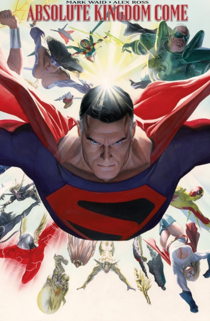 Absolute Kingdom Come comic book cover featuring Superman and other DC heroes.