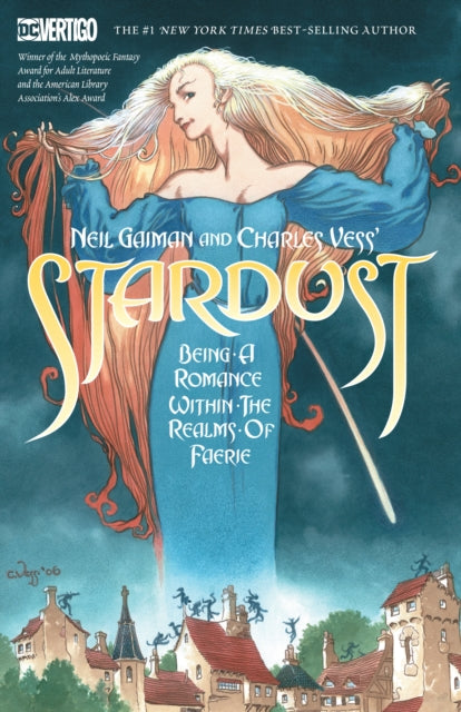 Neil Gaiman and Charles Vess's Stardust graphic novel cover art.