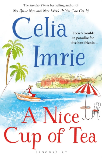 A Nice Cup of Tea book cover with a beach scene.