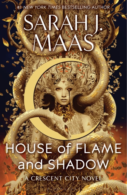 Book cover for House of Flame and Shadow by Sarah J. Maas.