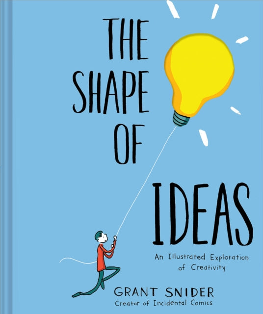 The Shape of Ideas book cover features a lightbulb and a person.