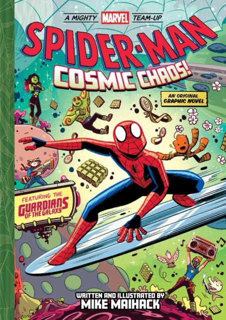 Spider-Man and the Guardians of the Galaxy team up in this graphic novel.