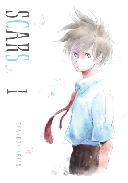 Scars Volume 1 manga cover featuring a young man with a scar.