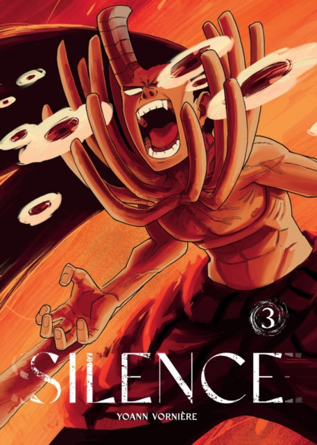 Silence Volume 3 manga cover featuring a screaming character with multiple arms and eyes.