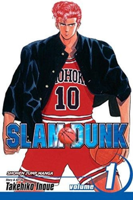 Slam Dunk, Vol. 1 manga cover featuring Hanamichi Sakuragi.