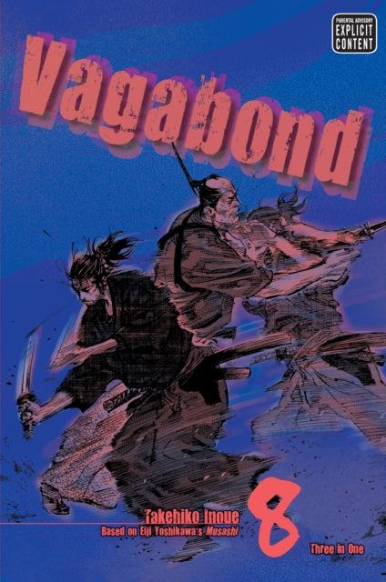 Vagabond Vol. 8 VIZBIG Edition manga cover featuring two samurai in combat.
