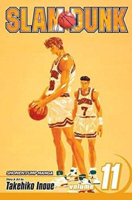 Slam Dunk, Vol. 11 manga cover featuring basketball players.
