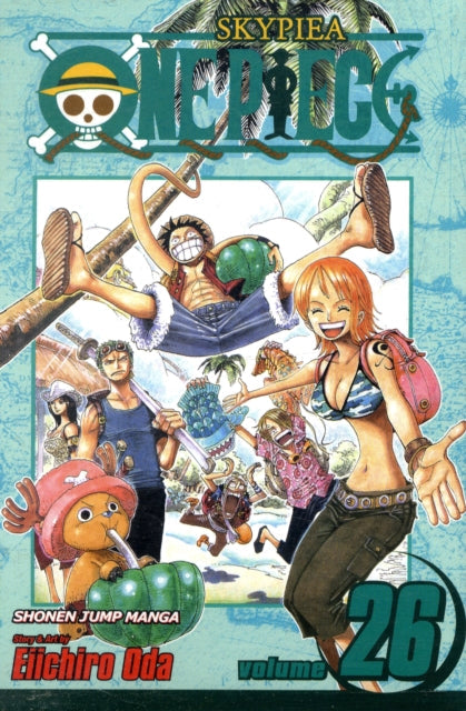 One Piece, Vol. 26 manga cover featuring the Straw Hat Pirates.