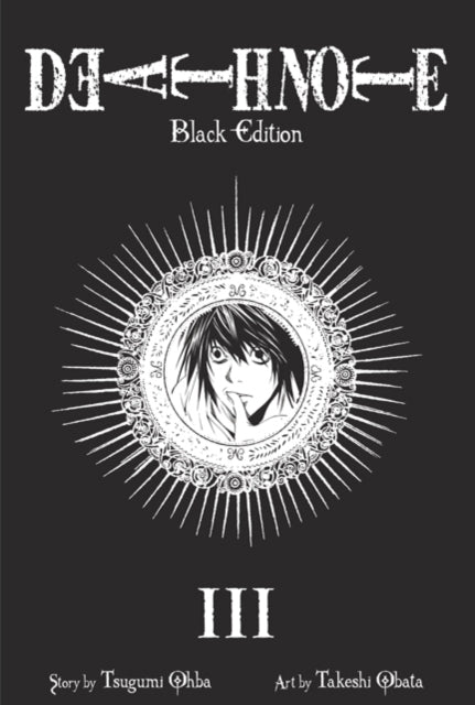 Death Note Black Edition Vol 3 cover art featuring L.