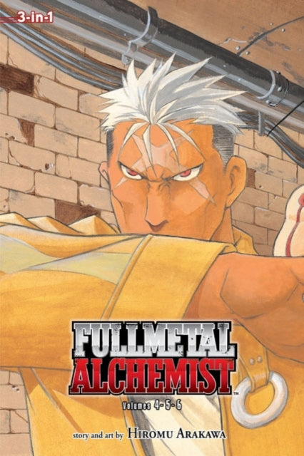 Fullmetal Alchemist 3-in-1 Vol. 2 manga cover featuring Scar.