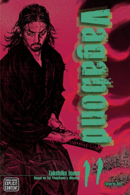 Vagabond Vol. 11 manga cover featuring a samurai with a sword.