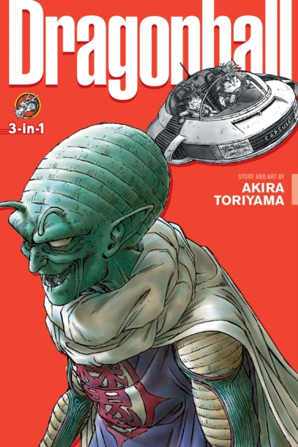 Dragon Ball 3-in-1 Vol. 4 manga cover featuring Piccolo and a spaceship.