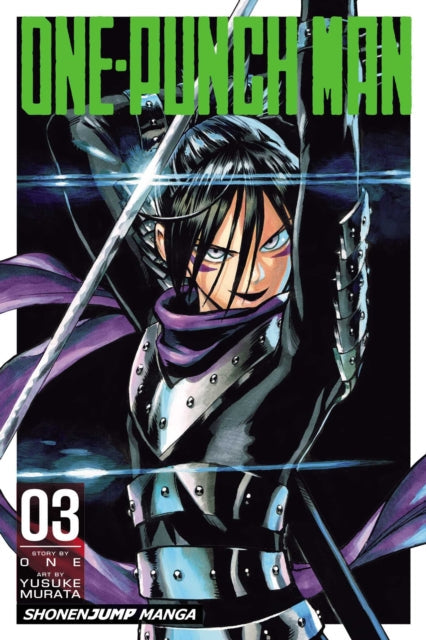 One-Punch Man, Vol. 3 manga cover featuring Speed-o'-Sound Sonic.