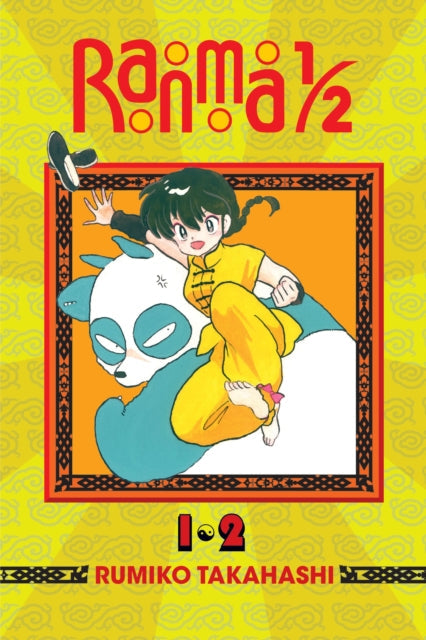 Ranma 1/2 (2-in-1 Edition), Vol. 1 cover art features Ranma and P-chan.