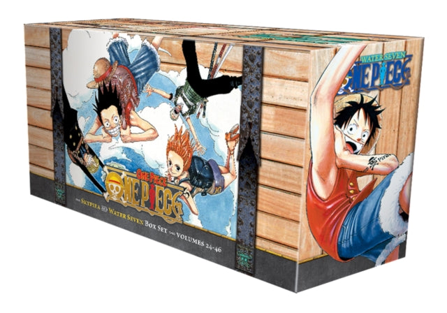 One Piece Box Set 2 featuring Skypiea and Water Seven manga volumes.